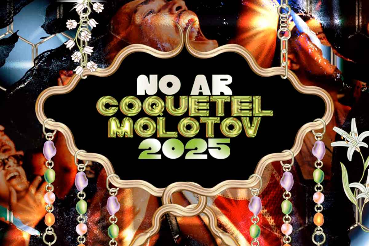 Arte divulgação oficial do No Ar Coquetel molotov 2025.