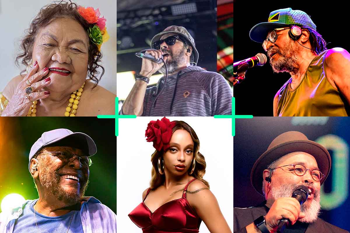 Martinho da Vila, Jorge Aragão, Dona Onete, Nação Zumbi, Edson Gomes, Urias