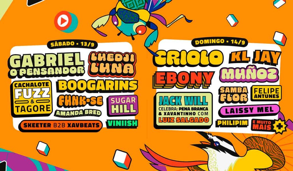 programação completa por dia do mineiro beat 2025