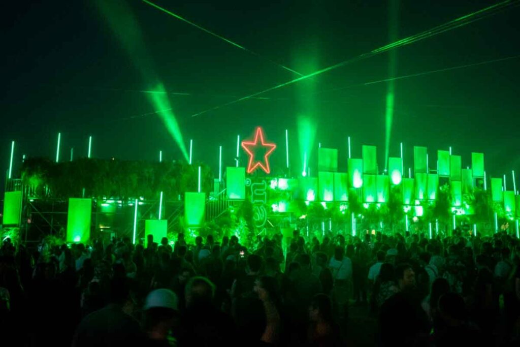 Festival gratuito da Heineken no Brasil