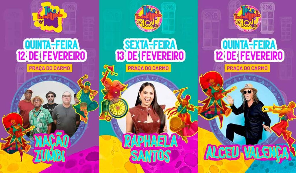 Nação Zumbi, Raphaela Santos e Alceu Valença