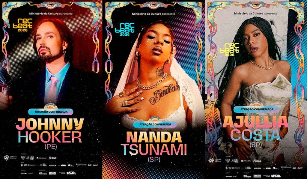 Destaques: Johnny Hooker, Nanda Tsunami e A Julia Costa