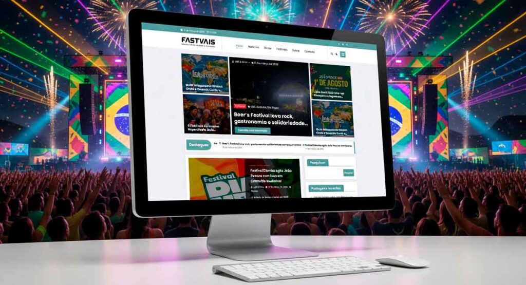 Portal dedicado à cultura dos festivais de música.