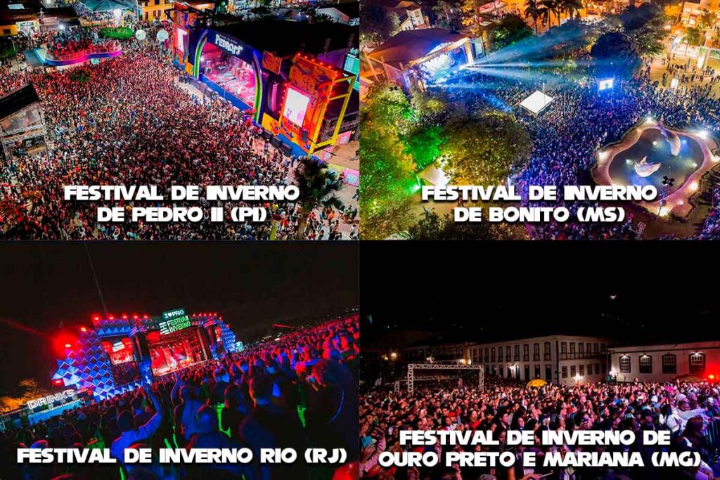 Festivais de Inverno pelo Brasil 