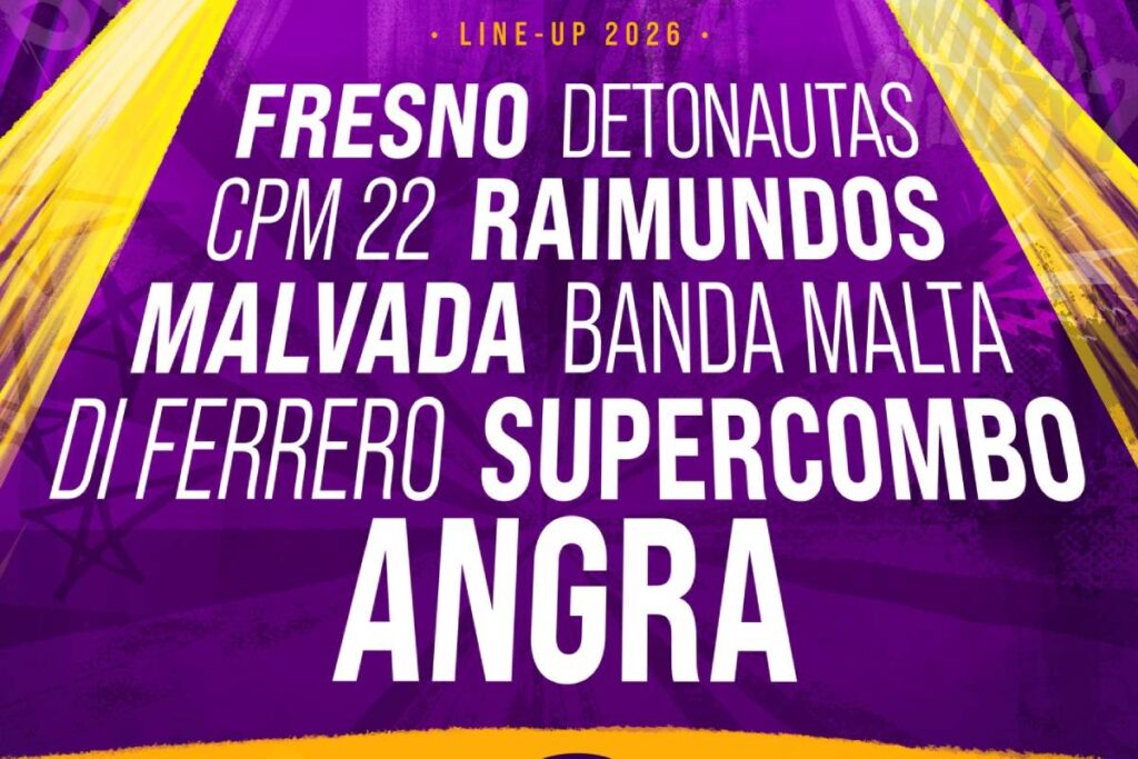 Line-up do Santa Bárbara Rock Fest 2026